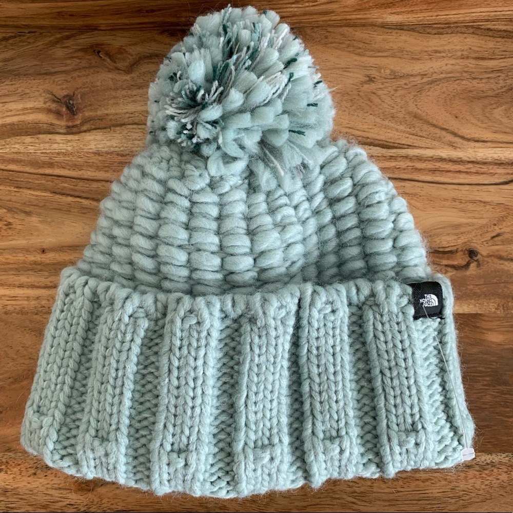 The North Face Women's Cozy Chunky Beanie Blue - Picture 2 of 6